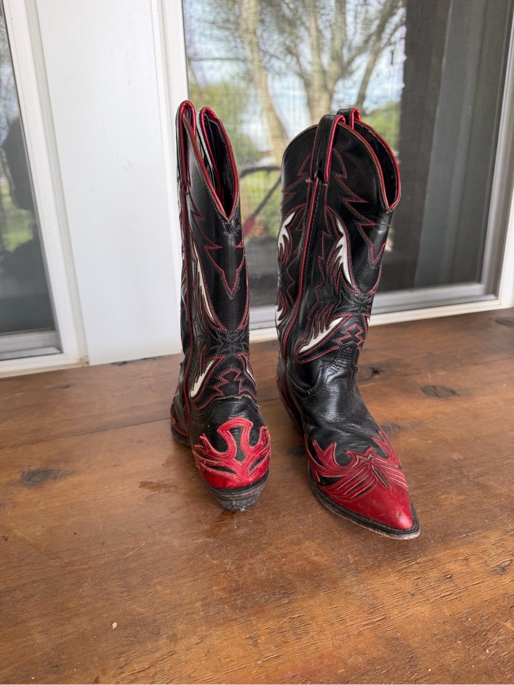Vintage 90’s flame cowboy boots - Picture 4 of 5